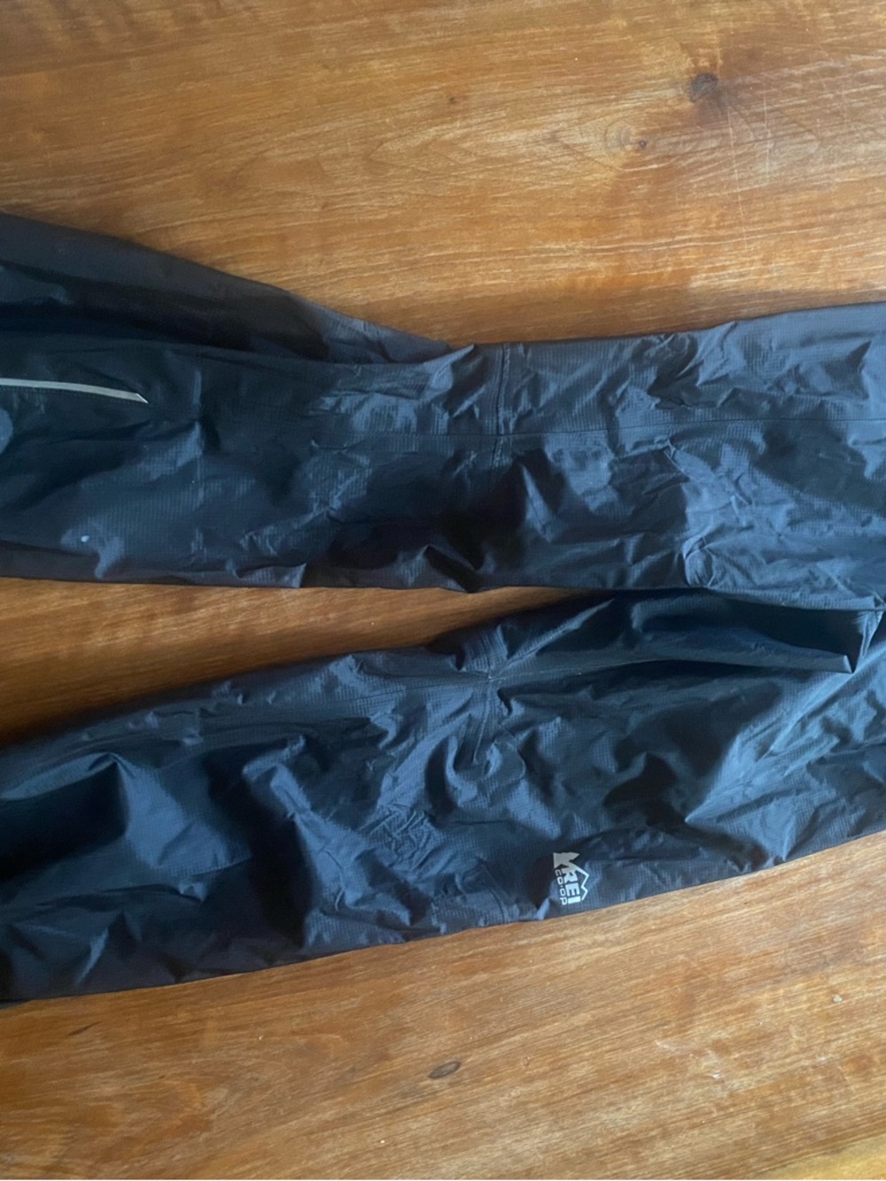 REI Black Packable Rain Pants